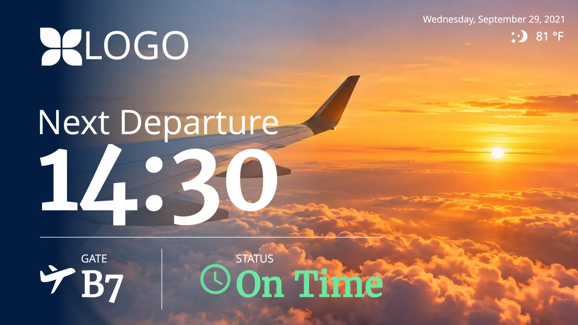 Prochain départ : modèle d’affichage dynamique pour Voyages