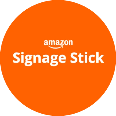 Logo Amazon Signage Stick