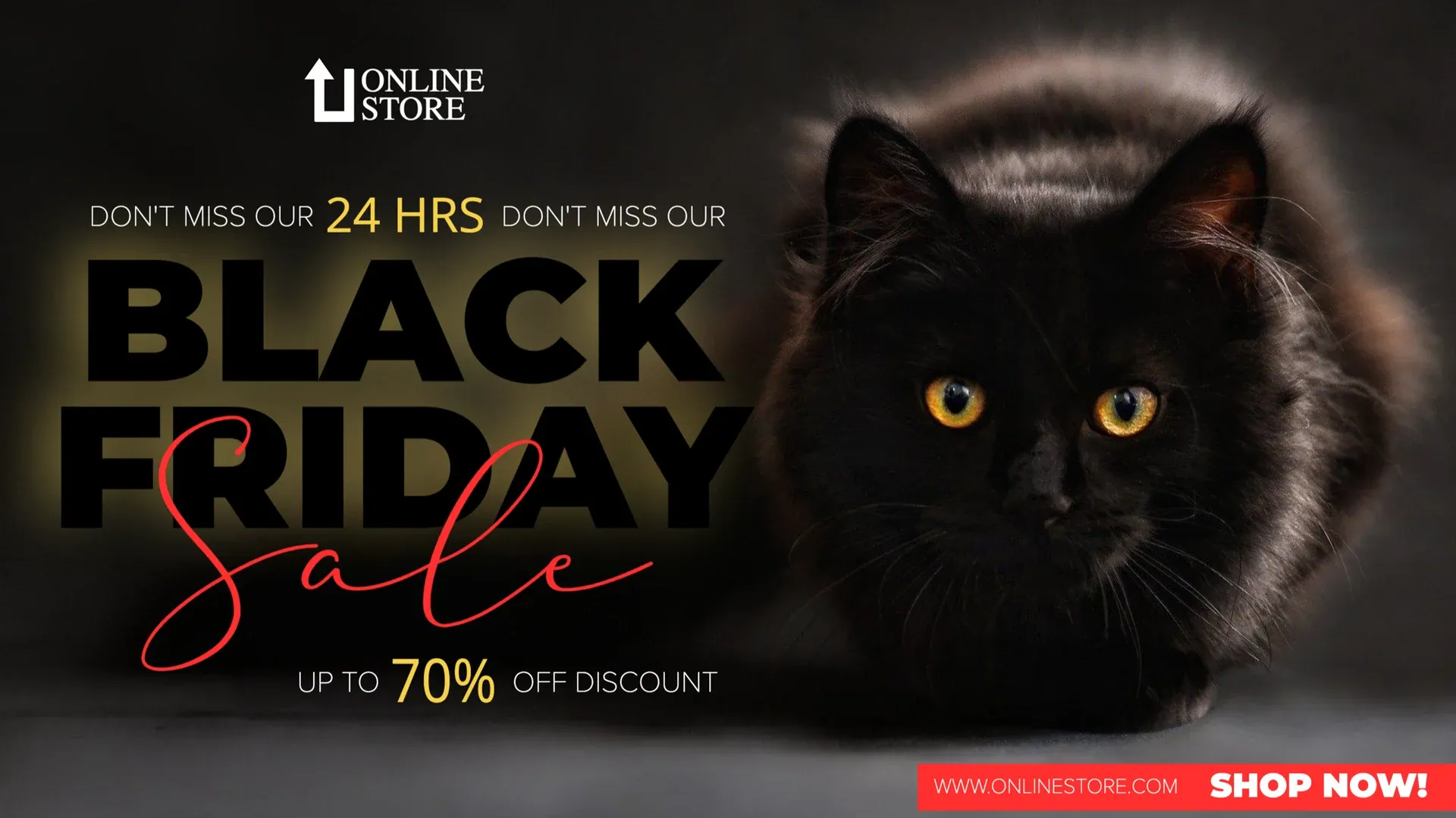 Black Friday : modèle d’affichage dynamique pour Commerce