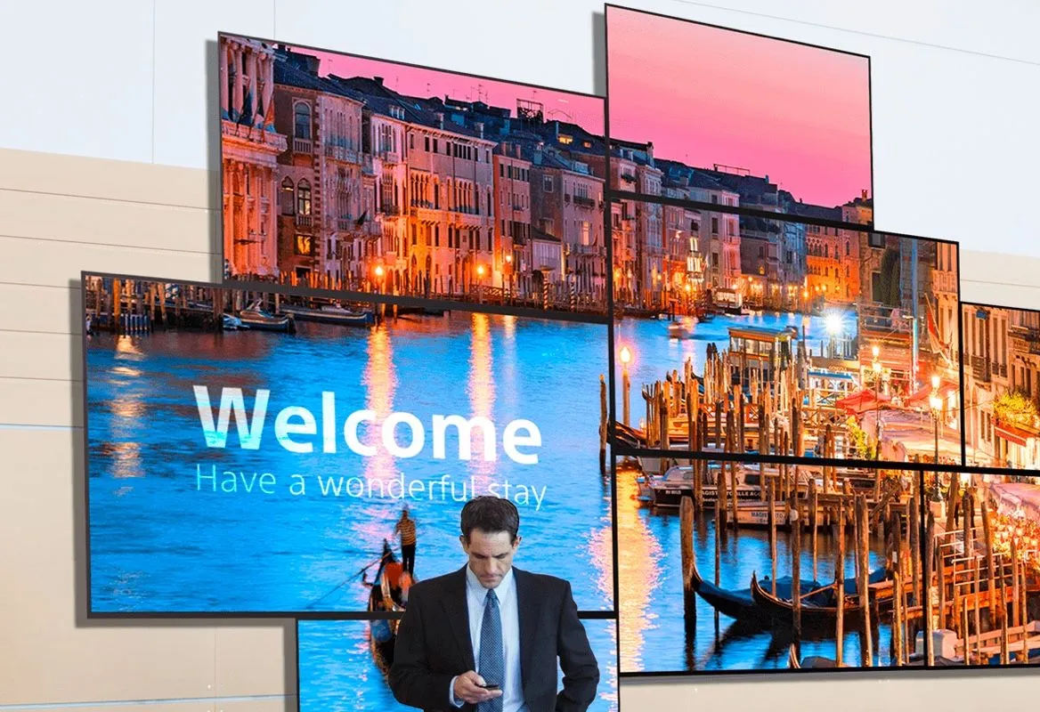 Mur vidéo abstrait Sony BRAVIA