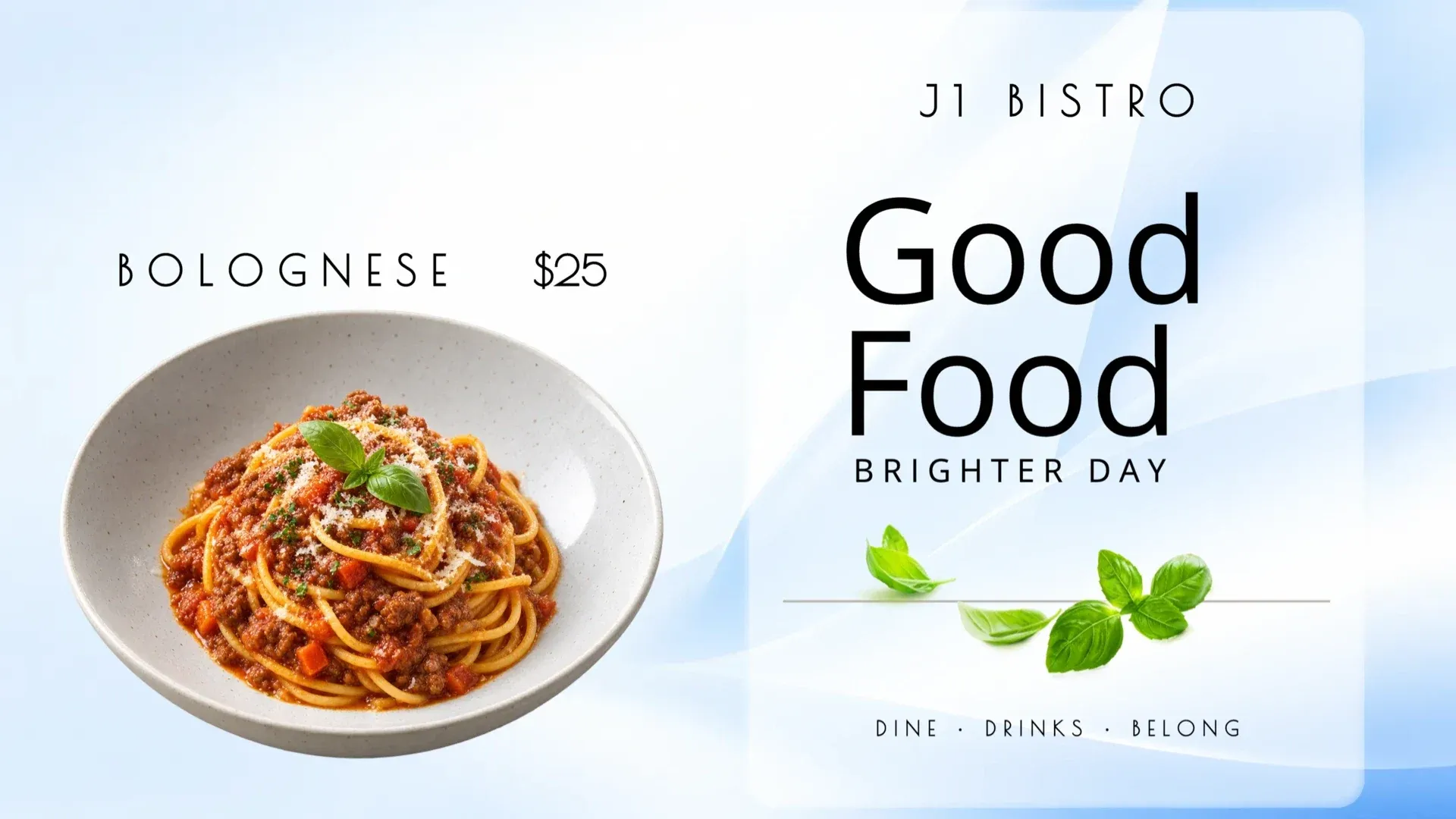 Bonne cuisine : modèle d’affichage dynamique pour Restauration