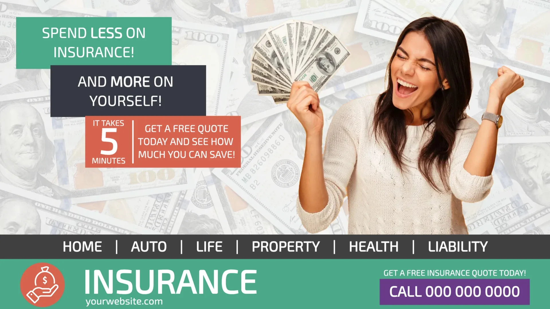 Assurance : modèle d’affichage dynamique pour Finance