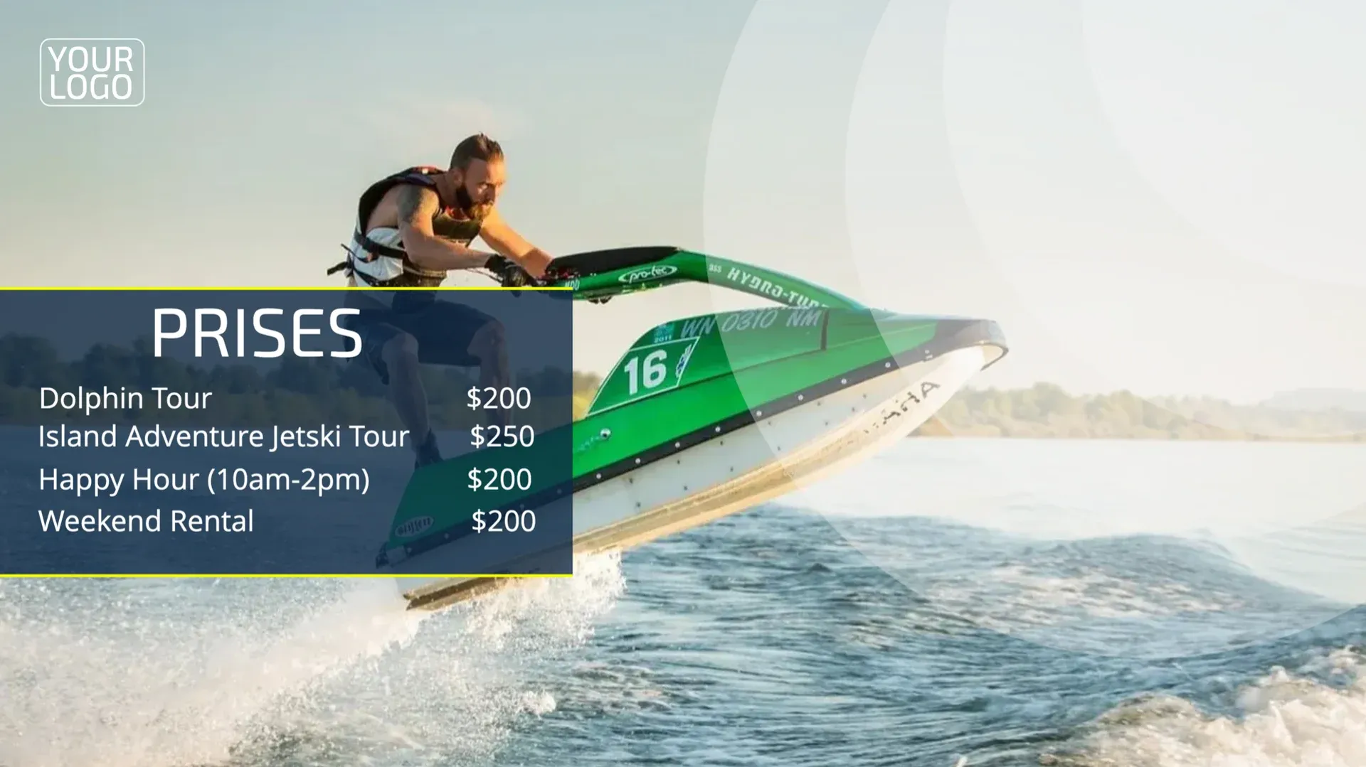 Jet-ski : modèle d’affichage dynamique pour Événements