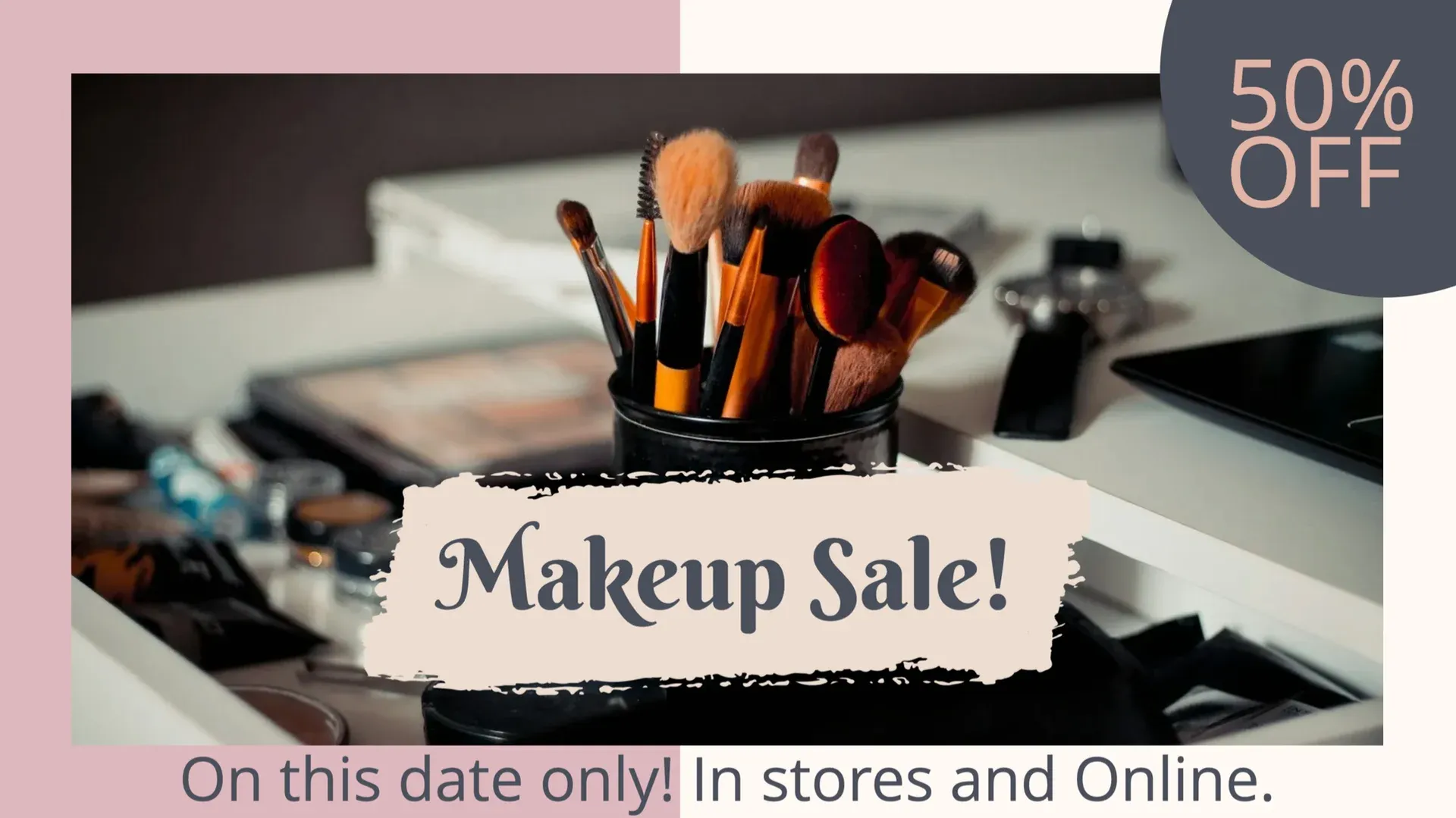 Soldes maquillage : modèle d’affichage dynamique pour Commerce