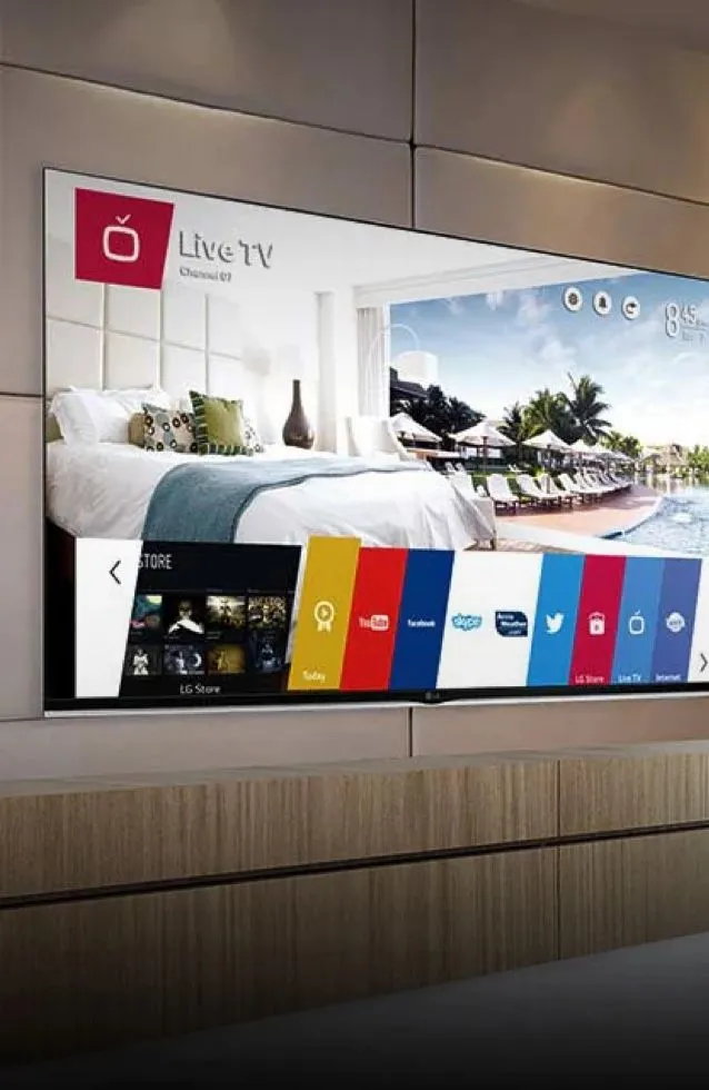 Smart TV LG UM5N pour l’affichage dynamique