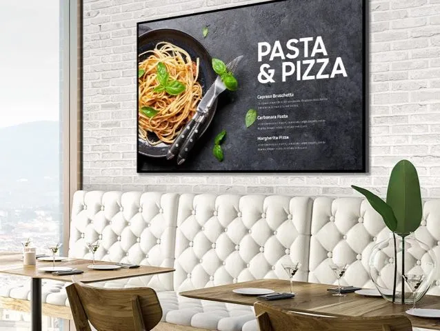 Smart TV Samsung Tizen QBB Series pour restaurants, cafés et bars