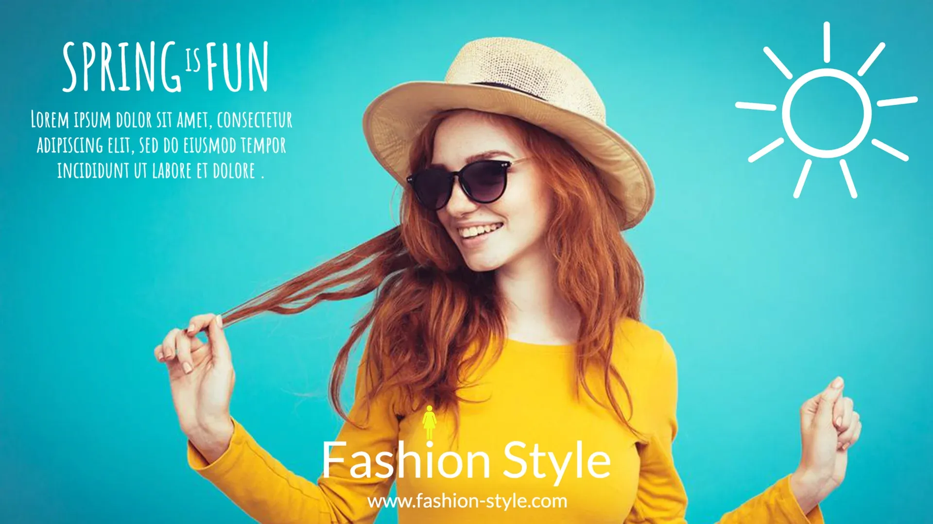 Soldes de printemps : modèle d’affichage dynamique pour Commerce