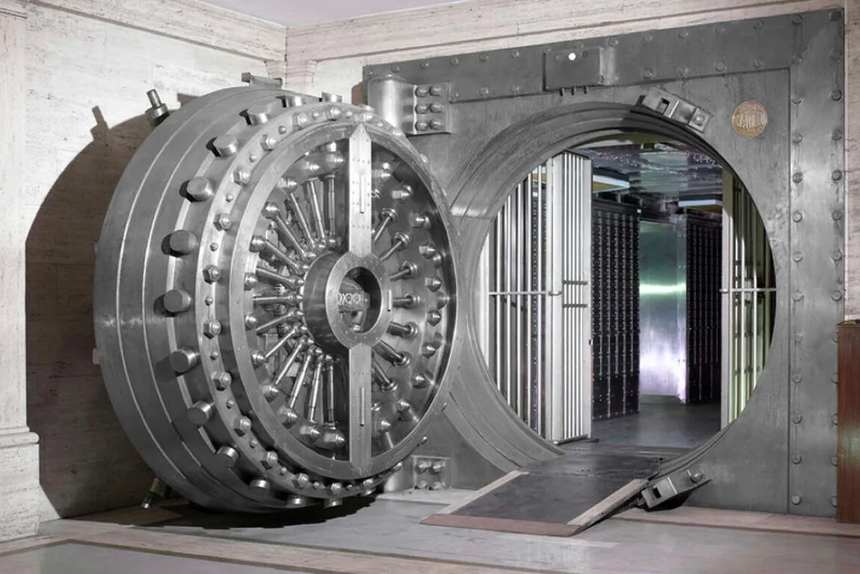 Chambre forte souterraine de First Bankers Trust Company