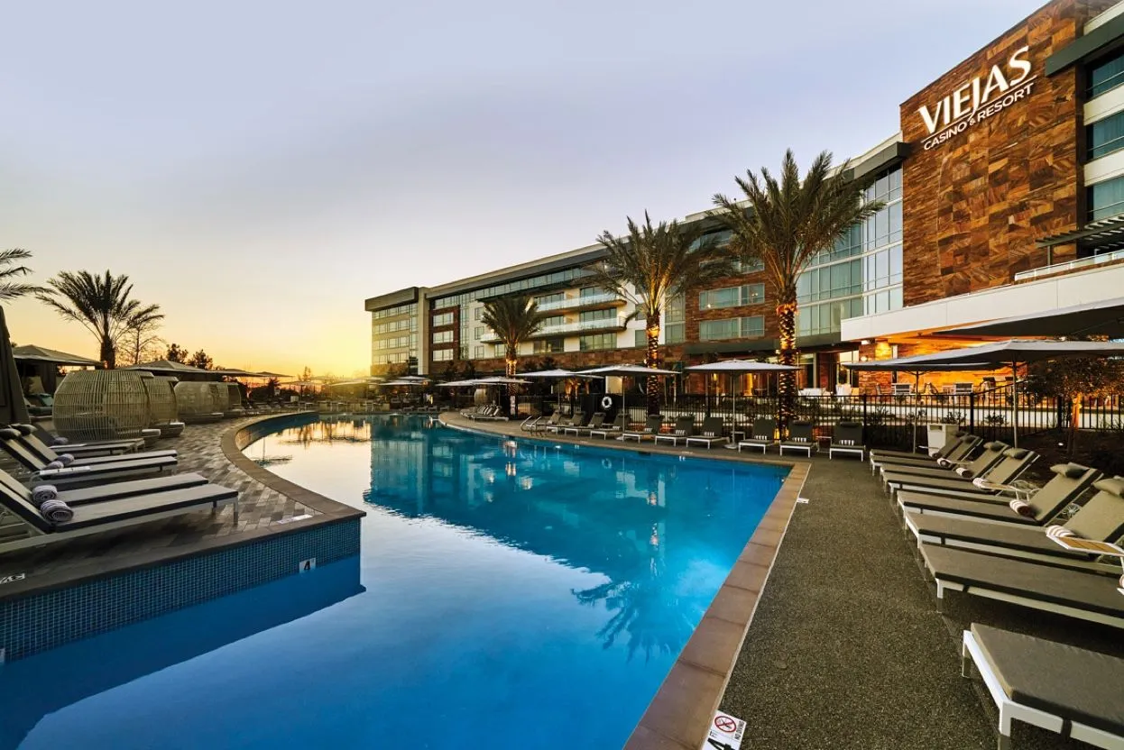 Espace piscine de l’hôtel du Viejas Casino & Resort