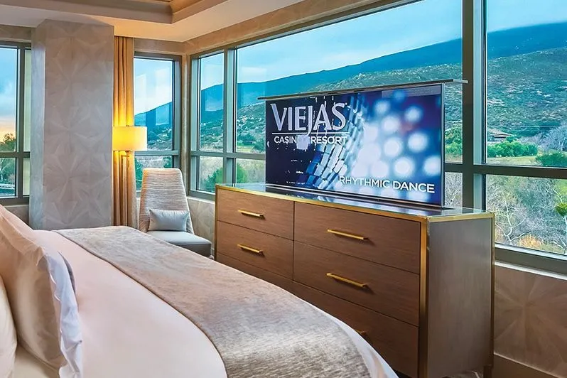 Signalétique de chambres au Viejas Casino & Resort