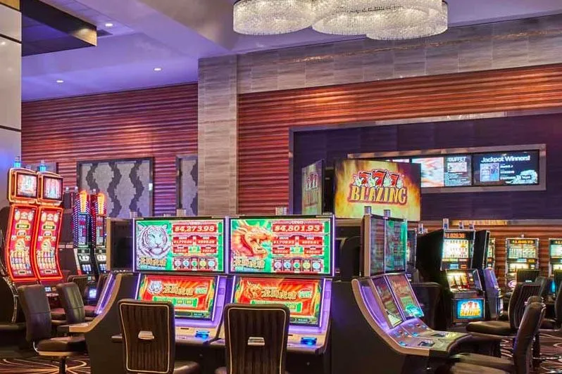 Écrans d’information dans le casino du Viejas Casino & Resort