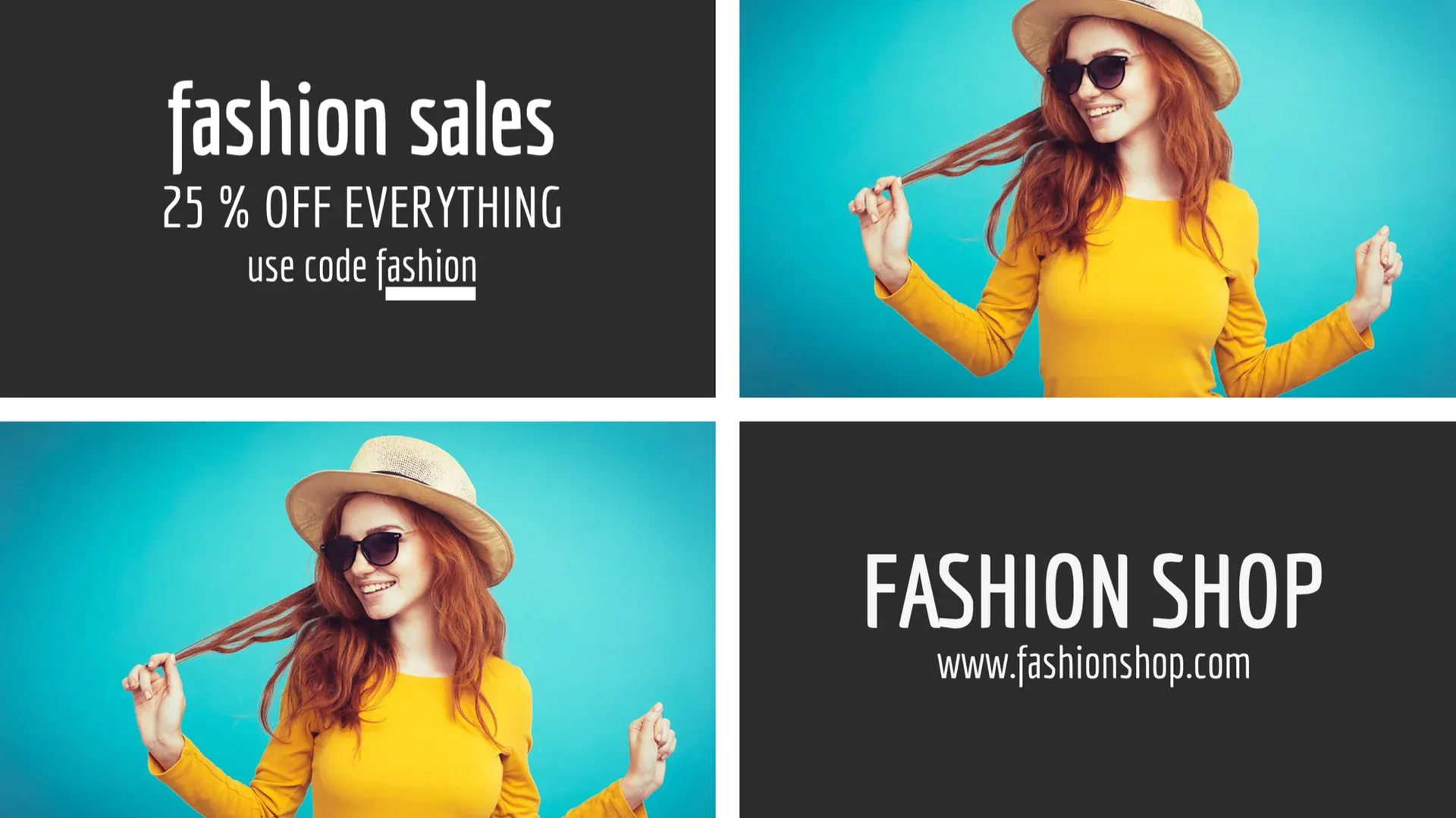 Votre boutique de mode : modèle d’affichage dynamique pour Commerce